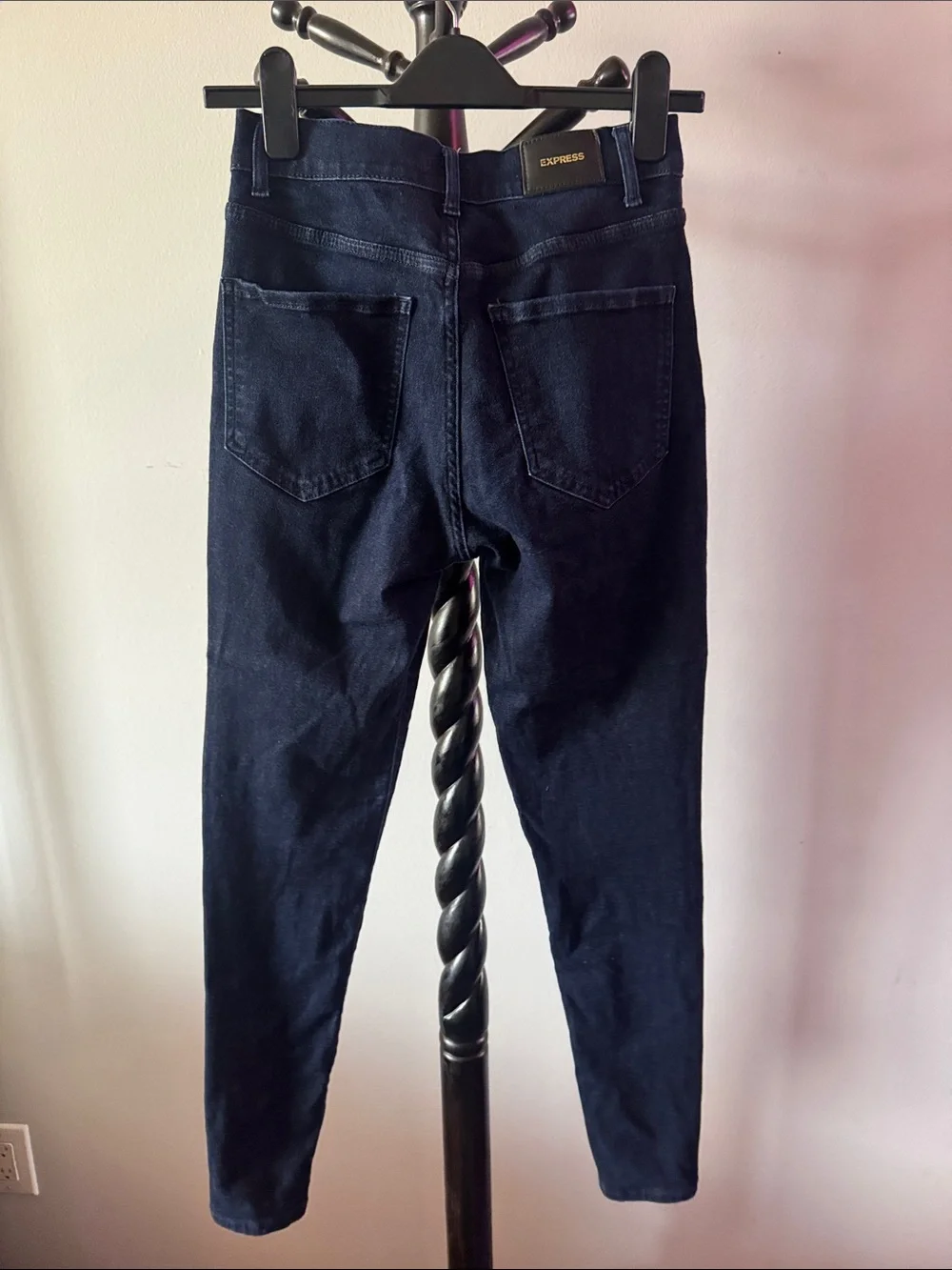 Express Skinny Dark Blue Jeans 7.1M